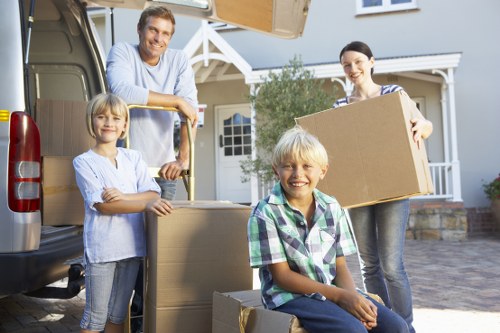Careful handling of household items during a Saintpancras removals job